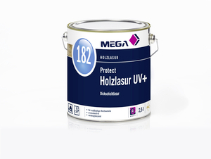 MEGA 182 Protect Holzlasur UV+ 1,00 l mahagoni  