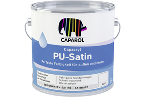 Capacryl PU-Satin 350,00 ml halbweiß Basis M