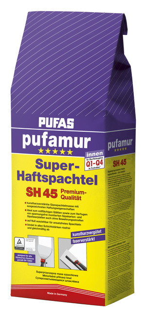Pufamur Super-Haftspachtel SH 45 5,00 kg weiß