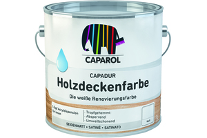 Capadur Holzdeckenfarbe 2,50 l weiß