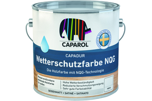 Capadur Wetterschutzfarbe NQG 2,50 l weiß