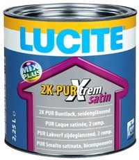 Lucite 2K PUR Xtrem satin 2,25 l weiß