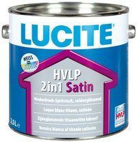Lucite HVLP 2in1 satin 2,50 l weiß