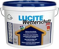 Lucite Wetterschutz plus 2,50 l weiß Basis 0