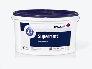 MEGA 354 Supermatt 12,50 l weiß  