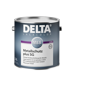 Delta Metallschutz plus seidenglänzend 2,45 l halbweiß Basis 1
