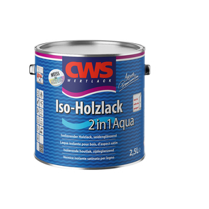 Iso-Holzlack 2in1 Aqua 750,00 ml weiß  