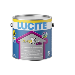 Lucite 2K PUR Xtrem satin 870,00 ml transparent Basis 0