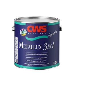 Metallux 3in1 2,50 l weißaluminium RAL 9006