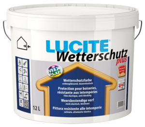 Lucite Wetterschutz plus 1,00 l schwedenrot 1031T