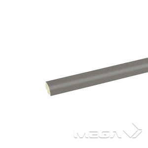 SF499/VST14 Abachi lackiert staubgrau RAL7037 14,00 mm 14,00 mm 2,40 m