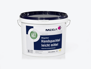 MEGA 602 Megamur Handspachtel leicht mit 10,00 l hellgrau  
