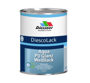 DiescoLack Aqua PU-Glanzlack Weißlack 750,00 ml weiß  