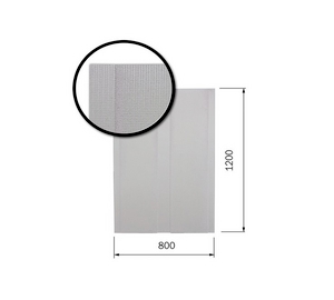 Wandschutzplatte 1.200,00 mm 800,00 mm 8,00 mm