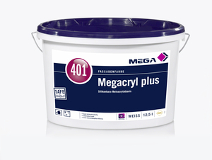 MEGA 401 Megacryl plus weiß   12,50 l