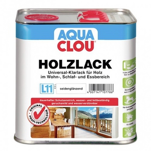 Aqua CLOU Holzlack L11 seidenglanz 2,50 l farblos  