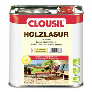 CLOUsil Holzlasur 2,50 l farblos Nr. 0