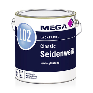 MEGA 102 Classic Seidenweiß 2,5000 l weiß  