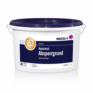 MEGA 053 Aqualack Absperrgrund 12,50 l weiß  