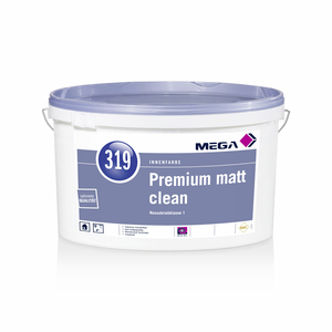 MEGA 319 Premium matt clean weiß   5,00 l