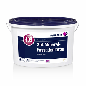 MEGA 409 Sol-Mineral-Fassadenfarbe 12,50 l weiß  