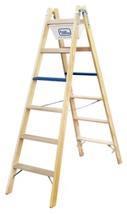 Holz-Stufen Stehleiter ERGO Plus