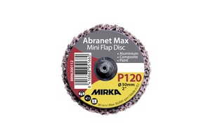 Abranet Max Mini Flap disc Quick Lock