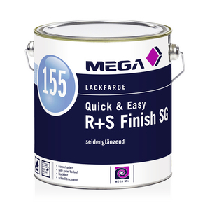 MEGA 155 Quick & Easy R+S Finish SG 2,50 l weiß  