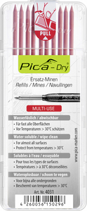 Pica-Dry Ersatzminen 10-tlg. rot     125,00 mm        