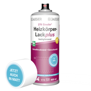 Heizkörperlack-Spray Plus 279 HGL 400,00 ml weiß  