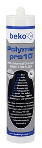 Universal Dichtstoff Polymer Pro10 310,00 ml schwarz  