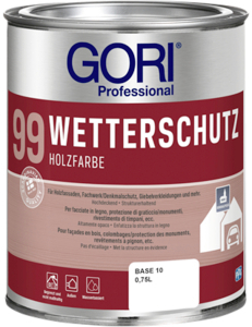 Gori 99 Wetterschutz Holzfarbe 4,63 l farblos Base 30