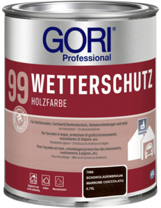 Gori 99 Wetterschutz Holzfarbe 750,00 ml schokoladenbraun  
