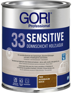 Gori 33 Sensitive Holzlasur 750,00 ml nussbaum  