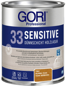 Gori 33 Sensitive Holzlasur 750,00 ml burma teak  
