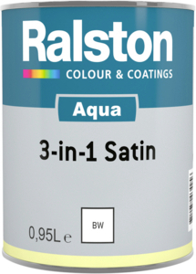 Ralston Aqua 3-in-1 Satin 0,95 l weiß Basis