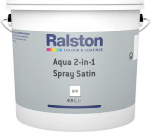 Ralston Aqua 2-in-1 Spray Satin 9,50 l transparent Basis