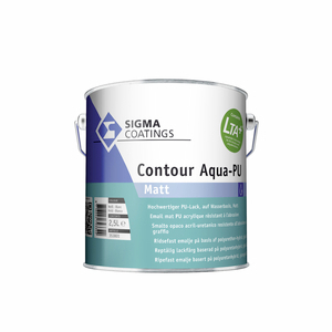 Contour Aqua-PU matt 2,50 l weiß  