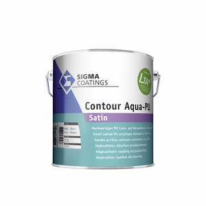 Contour Aqua-PU satin 1,00 l weiß Base LN