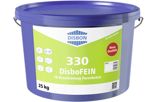 DisboFEIN 330 1K-Besch. P.beton 25,00 kg weiß  