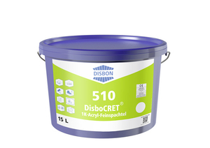 DisboCRET 510 1K-Acryl-Feinspachtel 15,00 l weiß  