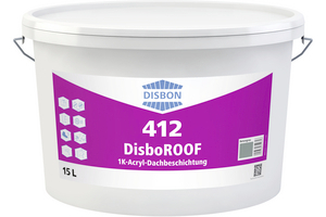 DisboROOF 412 1K-Acryl-Dachbesch. 15,00 l betongrau  