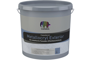 Capadecor Metallocryl Exterior 5,00 l metallisch silber  