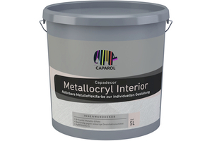 Capadecor Metallocryl Interior 5,00 l metallisch silber  