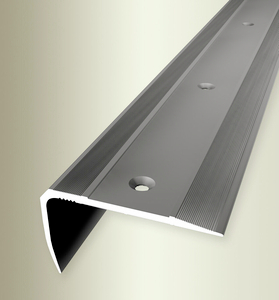 TKP712 Treppenkante Aluminium edelstahl F2 53,00 mm 28,00 mm 2,50 lfm