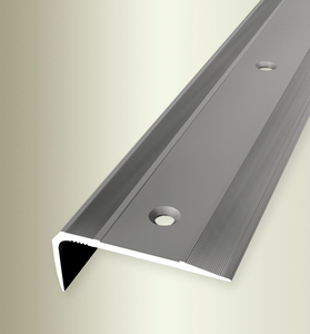 TKP711 Treppenkante Aluminium edelstahl F2 38,00 mm 15,00 mm 2,50 lfm
