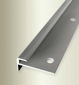 TKP809 (3mm) Treppenkante Aluminium edelstahl F2 30,00 mm 13,00 mm 2,50 lfm