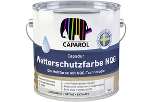 Capadur Wetterschutzfarbe NQG 2,40 l weiß Basis 1