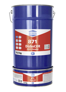DisboCOR 871 2K-EP Phosphat Kombi 4,00 kg rotbraun  