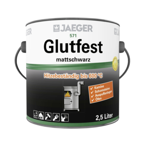Glutfest 571 125,00 ml mattschwarz RAL 9005